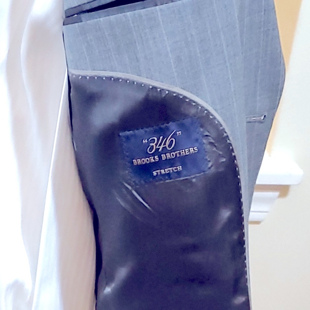 346 Brooks Brothers Gray Pinstripe Blazer - Picture 7 of 7